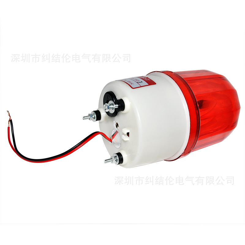 现货验厂警示灯声光报警器220v24v规格LTE-1101J LED旋转报警