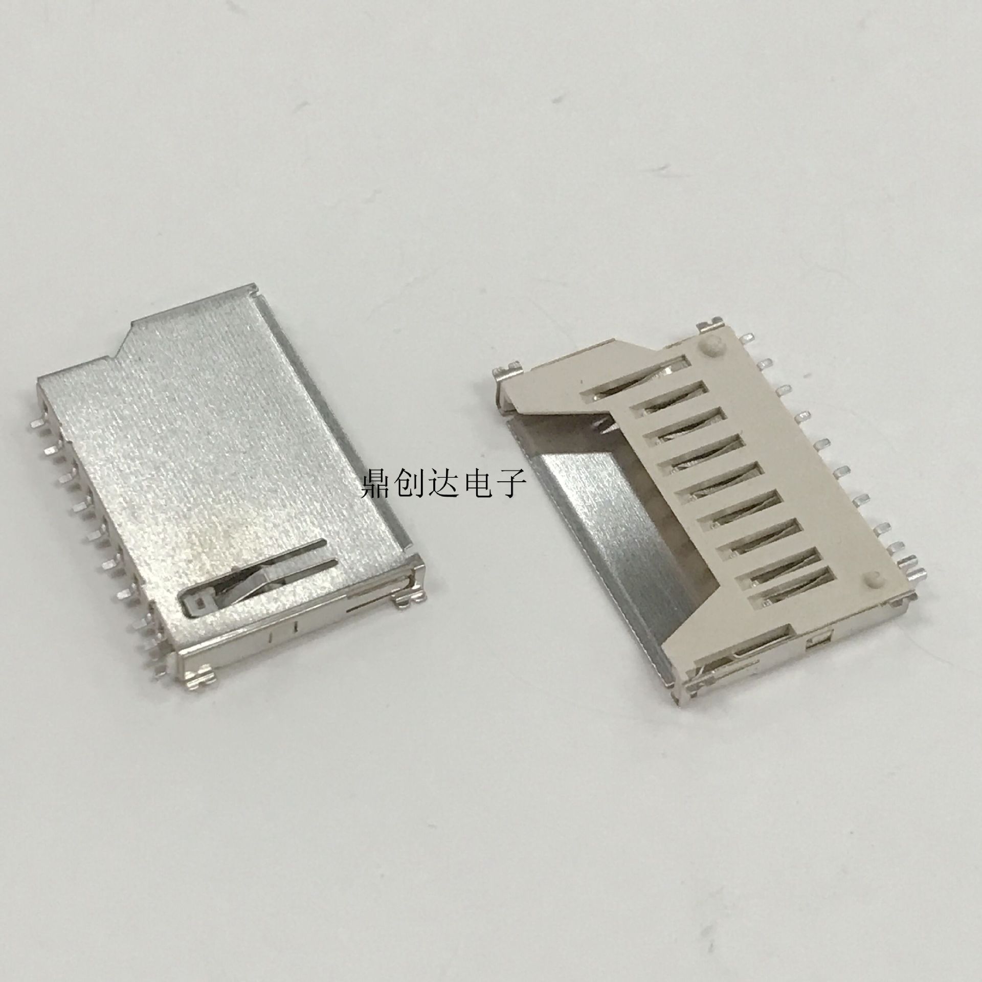 SD卡座 SD短体卡座(铜壳)SD卡槽 内存卡座-阿里巴巴