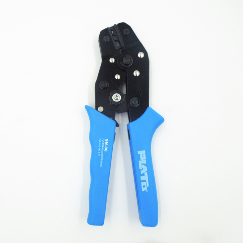 冷压裸端子钳 棘轮式端子压接钳 多功能压线钳SN-06管形端子欧式