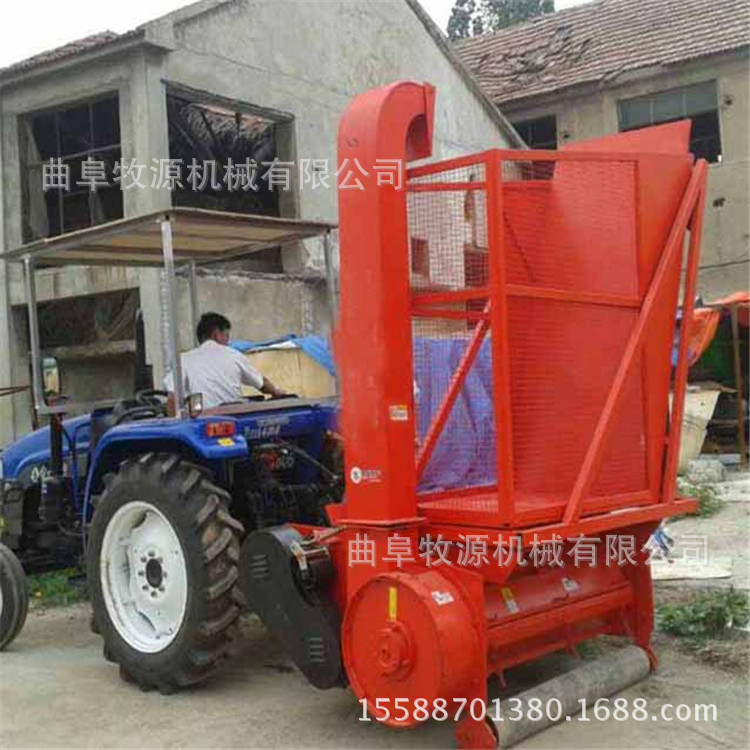 曲阜牧源供应青储饲料收割机厂家  行走式秸秆粉碎回收机价格