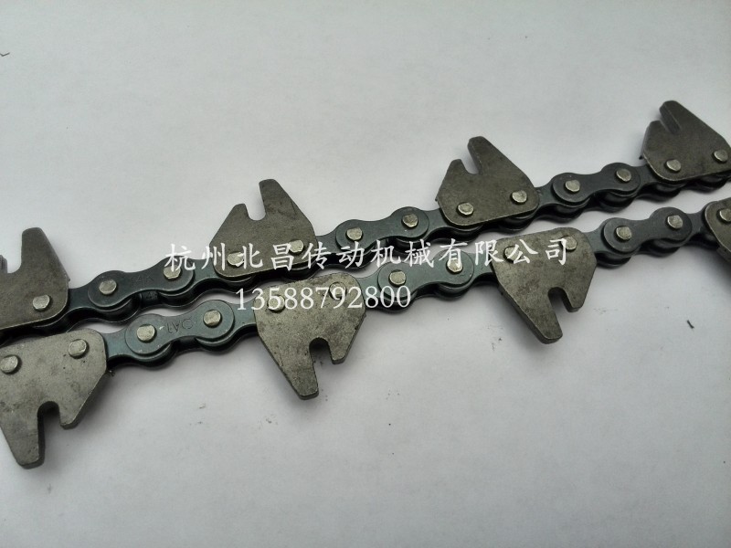 供应全自动棉签机链条棉球棒机械链条4分夹持链条