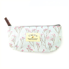 学生文具套装批量定 制 源头厂家生产 可爱织物笔袋棉麻拉链笔袋