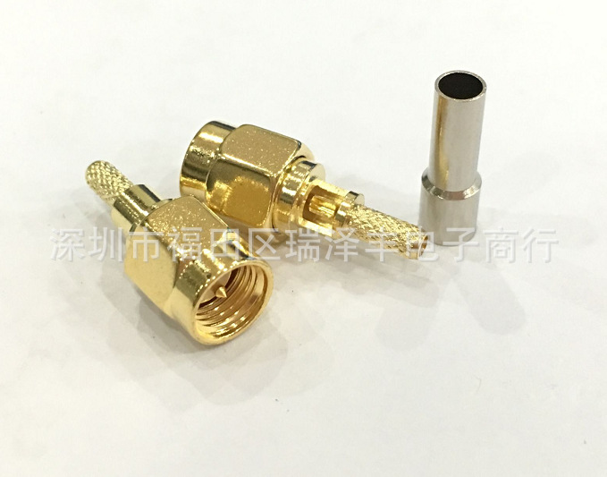 供应高频头高品质射频头SMA-C-J1.5开窗口式内螺纹内针公头