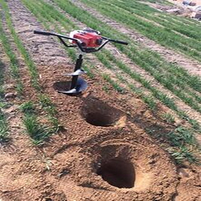 低价直销便携式树木种植挖坑机质量有保证的钻地打眼埋桩机