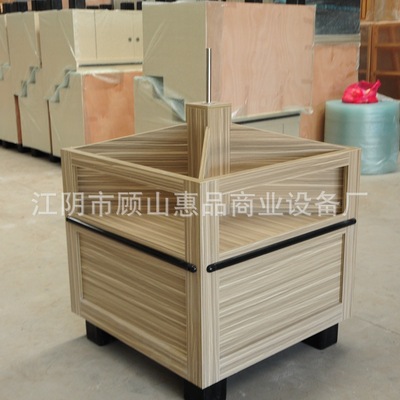 厂家天下粮仓批发新款热销超市木质米桶米面粉促销桶货架展示架