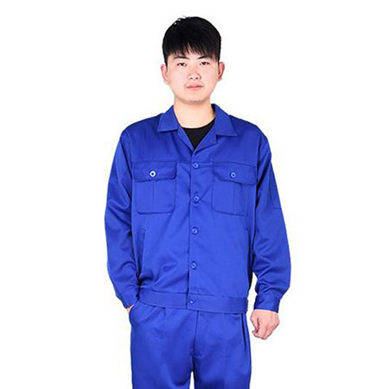 blue Long sleeve factory workshop coverall Auto Repair overalls Labor uniforms men and women coverall suit