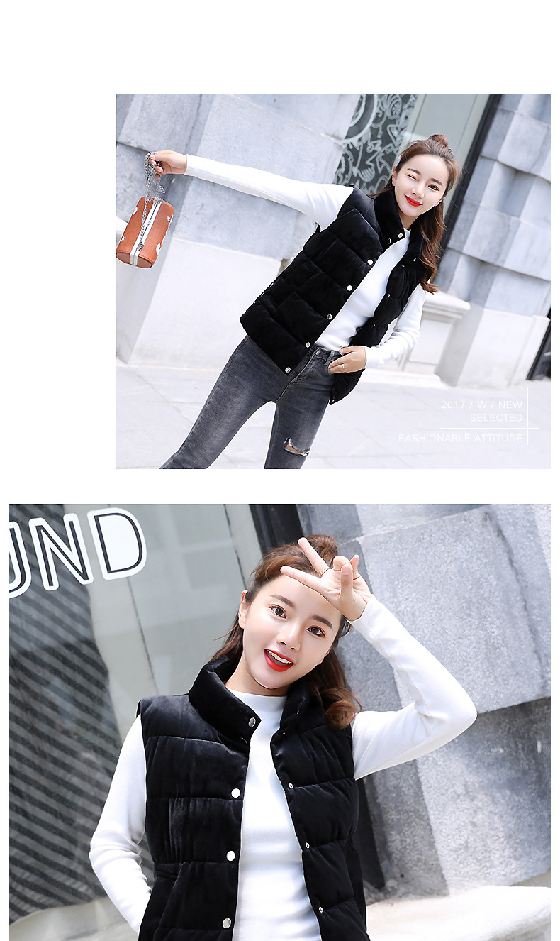 Gilet femme MARQUE INDéPENDANTE en Velours d or - Ref 3317344 Image 35