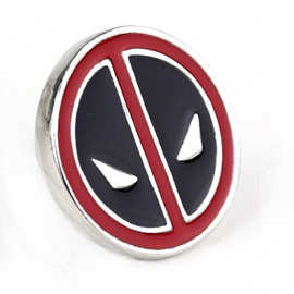 欧美电影周边 Deadpool 死侍胸针个性创意徽章别针衣饰 外贸热销