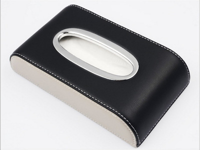 適用于座式紙巾盒汽車內飾車載紙巾盒抽紙盒商務車載紙抽盒套改