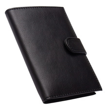 棕鼠新款商務皮革護照夾PU時尚護照本搭扣耳朵手拿護照套包可定制