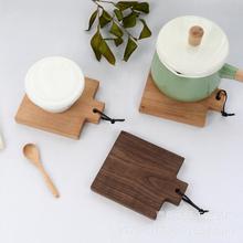 木质杯垫餐垫 实木创意锅垫 榉木创意糕点托砧板可选尺寸