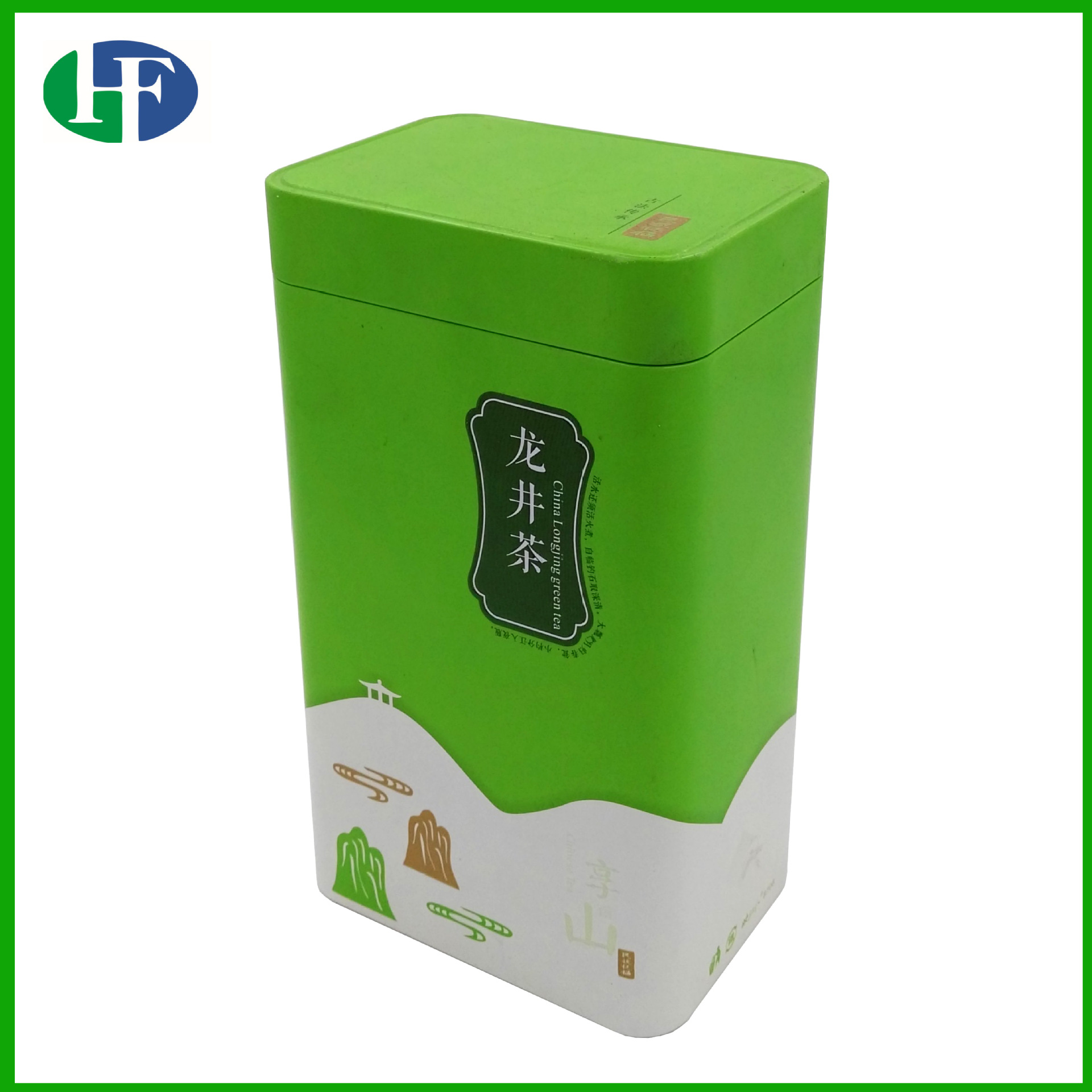 生产定制龙井茶叶罐 食品铁盒 咖啡收纳铁罐 缩口金属罐TIN BOX