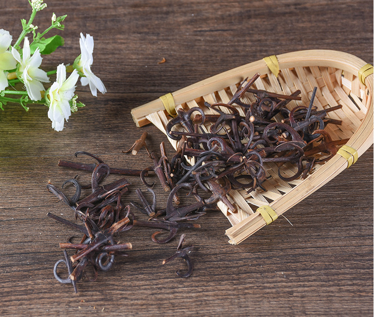 Gou Teng (Uncaria rhynchophylla) — Dried Food-Herb Stems & Hooks for Tea & Soup quality and texture