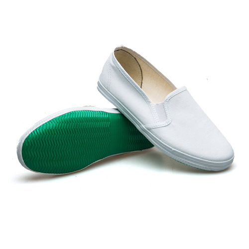 Wholesale Student Canvas Shoes White Sneakers Lace-up Small Cloth Shoes Dance Dancing Men's and Women's White Sneakers 