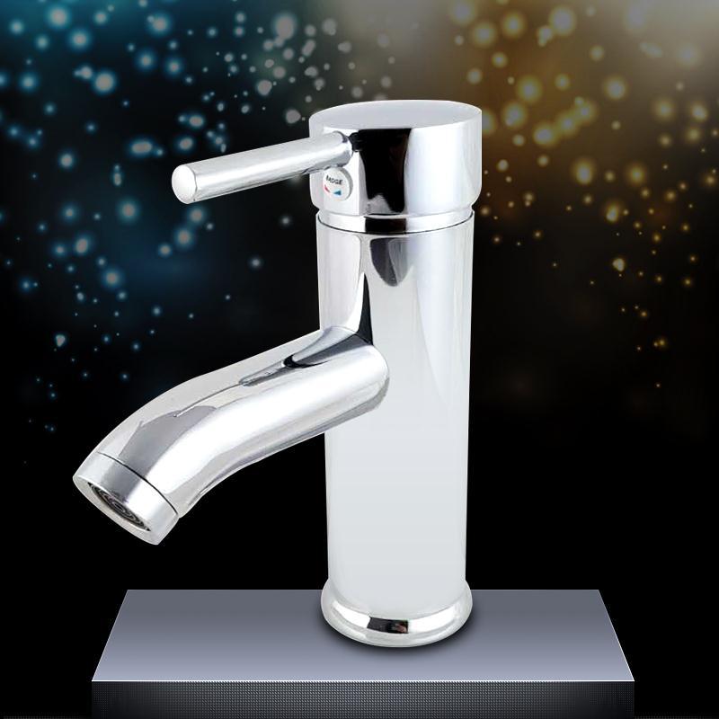 跨境厂家供应 玻璃盆冷热水龙头创意龙头 卫生间陶瓷盆台下盆龙头