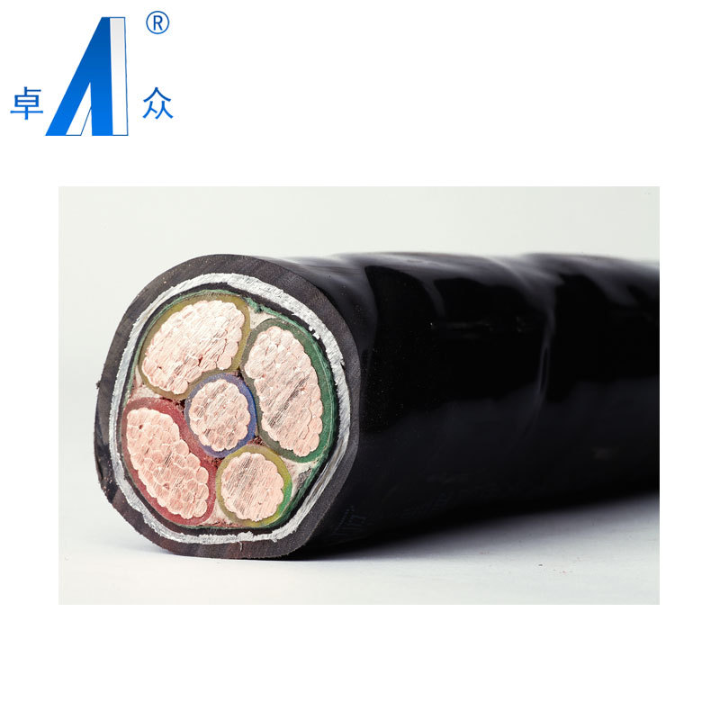 ZR-YJV-0.6/1KV- 3*10+1*6阻燃电力电缆，铜芯硬线国标保检测