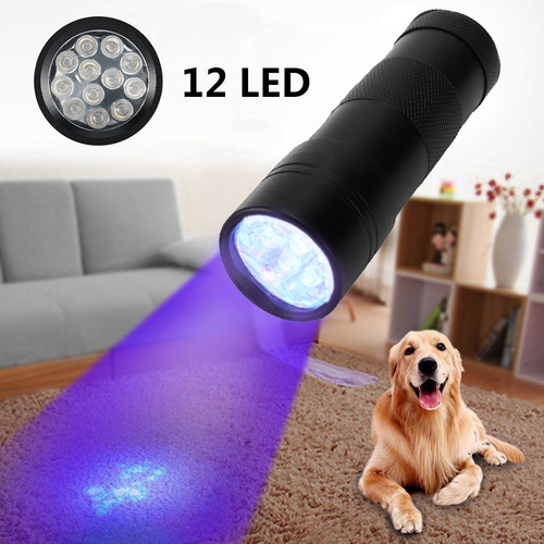 Nail lamp, purple light flashlight, 12-light flashlight, UV ultraviolet money detector lamp, fluorescent agent detection lamp, band 395