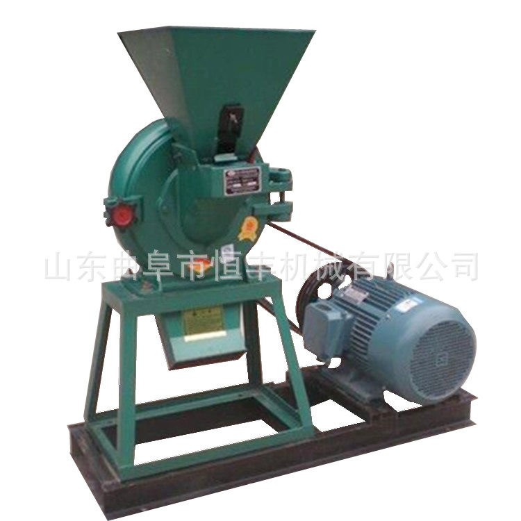 自吸式齿盘粉碎机 小型饲料粉碎机 多功能商用中药草打粉粉碎机