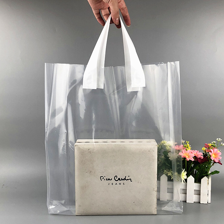 加厚纯透明服装袋包装袋礼品袋塑料袋购物手提袋子化妆品批发印刷