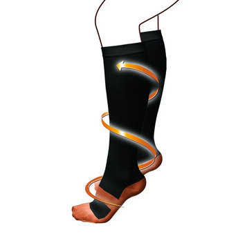 Copper Fiber Compression Socks Full Nylon Compression Sports Socks Miracle Socks