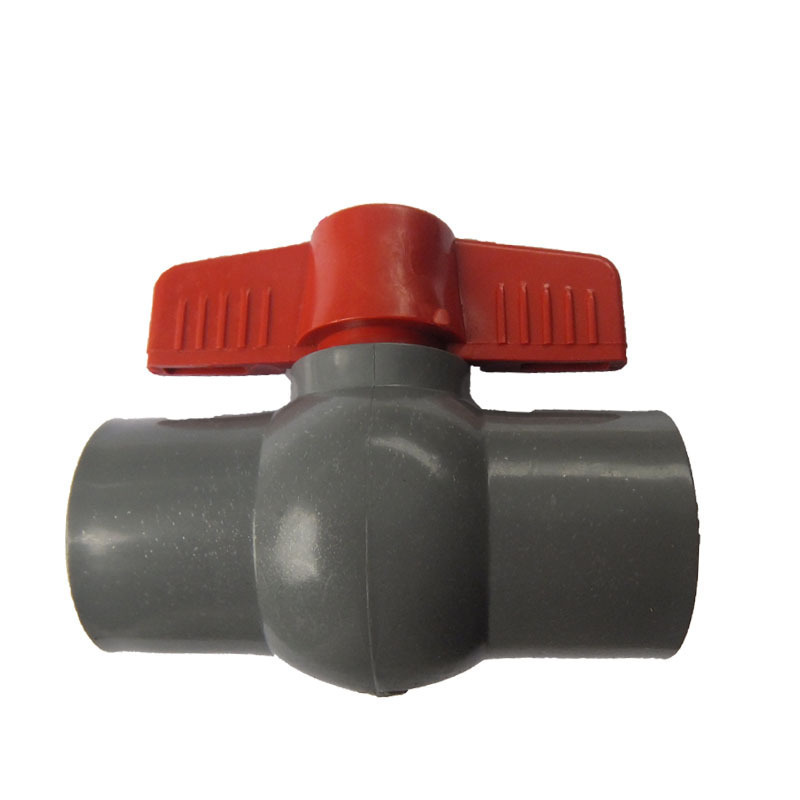 Shelf pvc Plastic Thread Tackiness Globe valve 20mm to 63mm Inner filament Flat Plastic valves