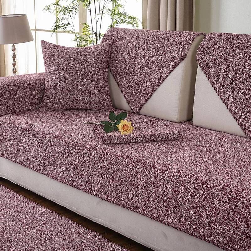 Französischer Sofaüberwurf Minimalistisch Und Elastisch_voghion.com