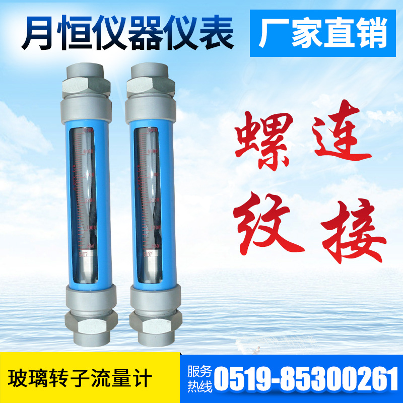 常州月恒厂家直供 引进玻璃转子流量计  LZB-（）/V10系列