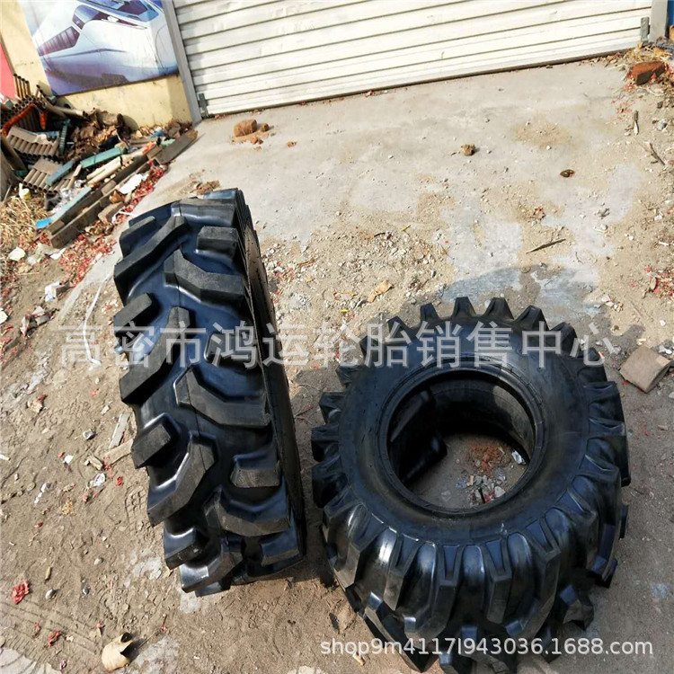 现货供应 13.6-16农用机械车拖拉机轮胎人字加宽花纹旱田轮胎