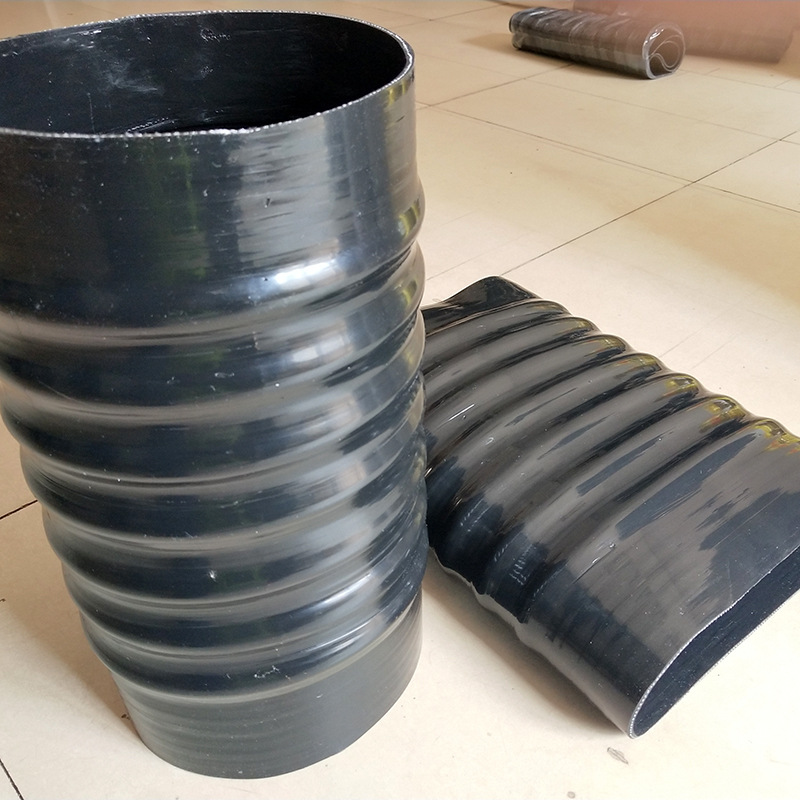 厂家生产大口径硅胶波纹管 硅胶软连接  硅胶伸缩波纹管