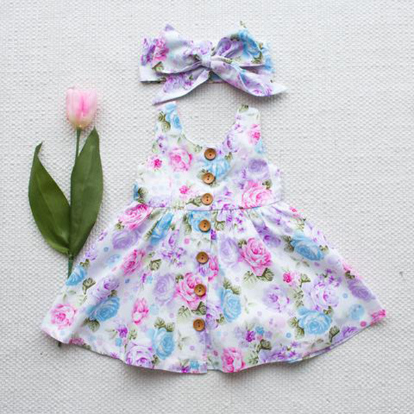 Floral Sleeveless Dress 1