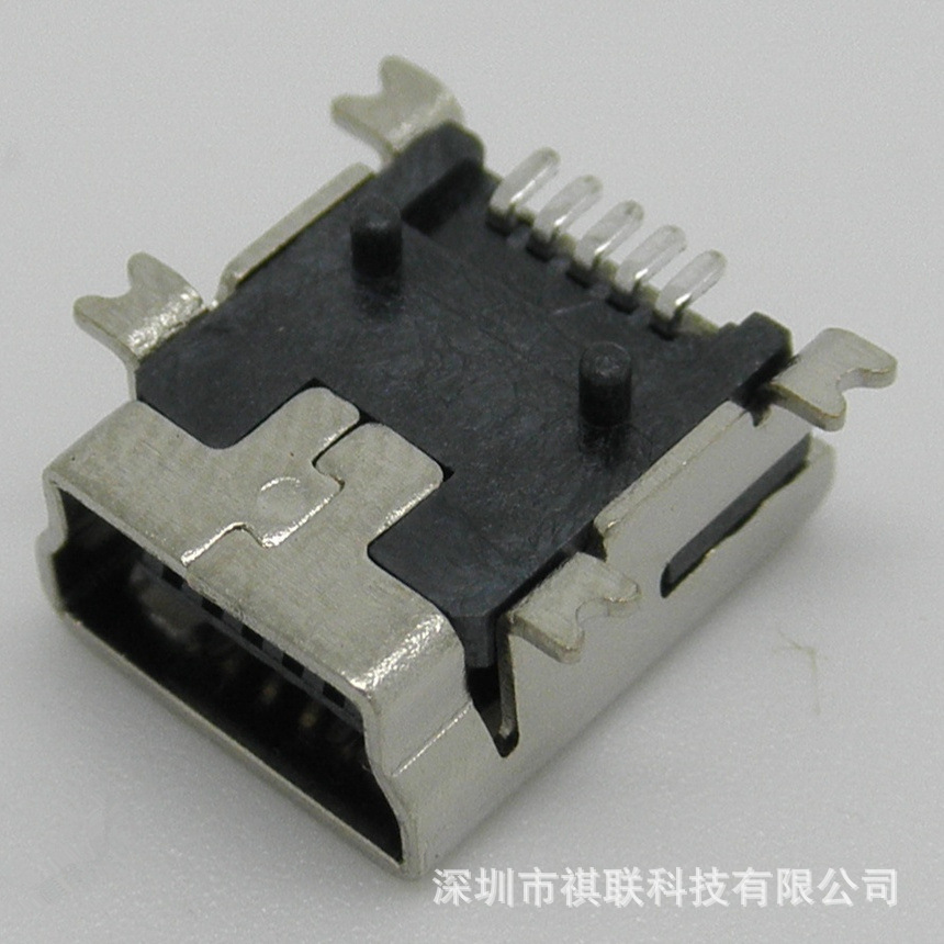 Mini USB 5pin Connector  SMT+SMT