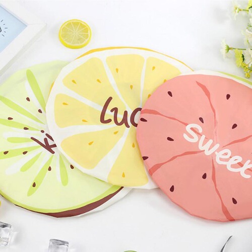 Shampoo cap, anti-oil fume cap, waterproof shower cap, cute fruit cartoon bath cap