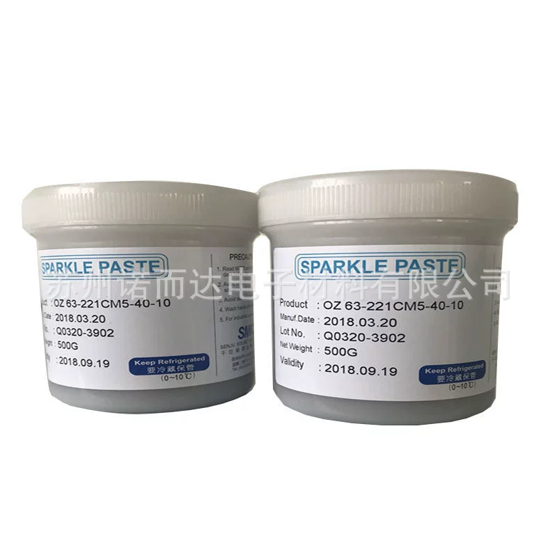 Долгосрочная поставка свинцовой паяльной пасты OZ63 и паяльной пасты 6337 с яркими паяными соединениями и без остатков