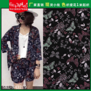 厂家直销 复古连衣裙休闲服时装靠垫布料 色织大提花面料