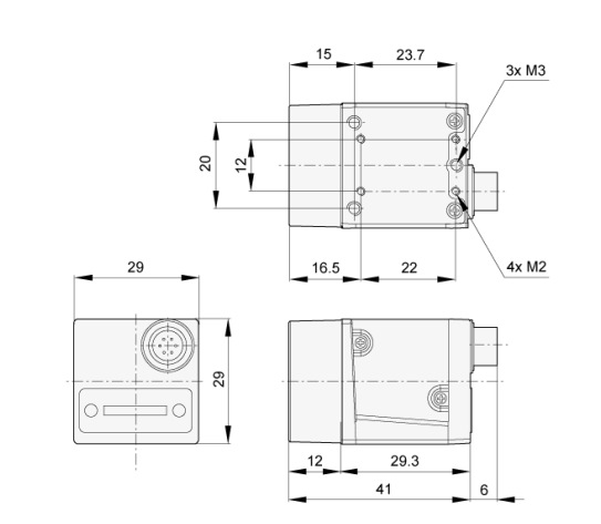 BASLER巴斯勒     acA2440-35uc  工业相机
