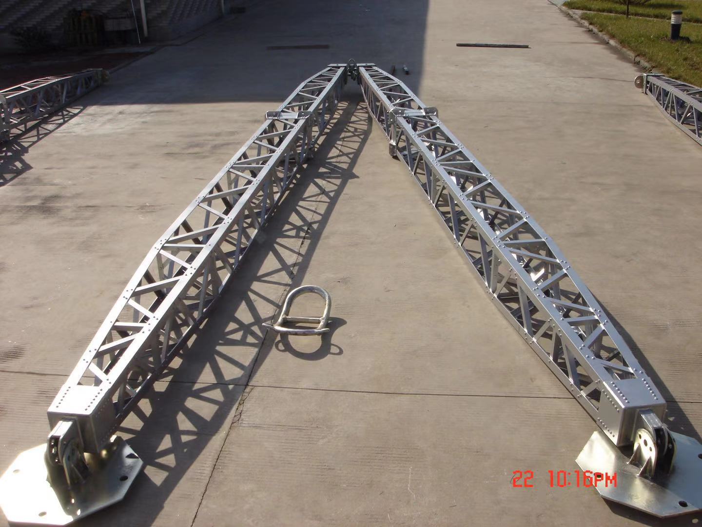 吊装组立杆塔300-600mm铝合金格构式人字扒杆铝合金框式人字抱杆-阿里巴巴