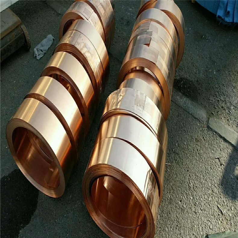 生产加工硬态 半硬T2紫铜板带 软态易加工紫铜止水带 止水铜片