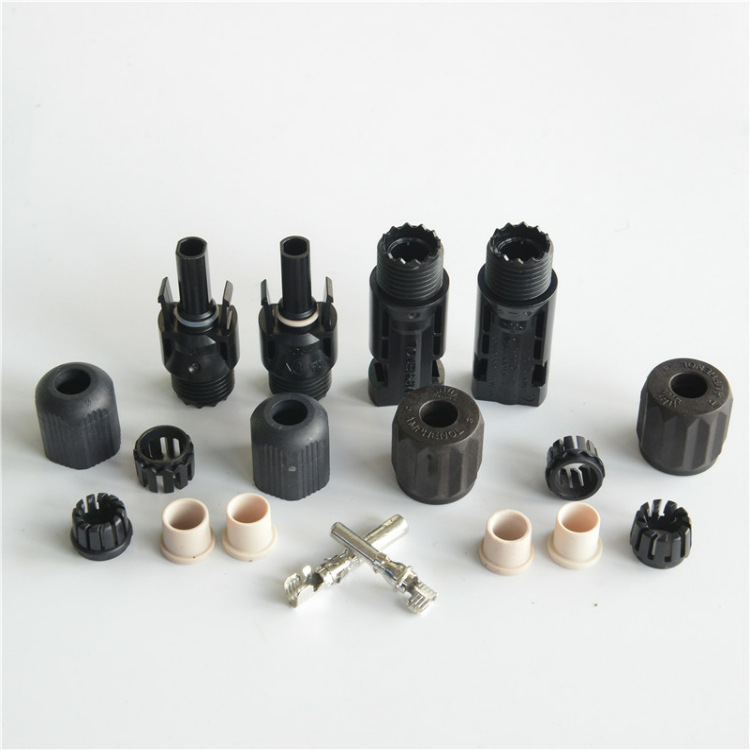 AMPHENOL原装安费诺 H4太阳能线端MC4连接器PV MC4光伏太阳能接头阿里巴巴