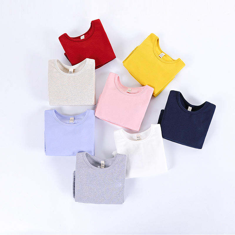 new pattern Children's Underwear Set 3 8 years Autumn and winter pure cotton Versatile pajamas leisure time Home Furnishings Two piece set wholesale