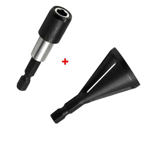 Deburring external chamfering tool, angle grinding and edge trimming, deburring, suitable for chuck electric drill tools, new chamfering tools wholesale