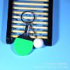 Keychain for table tennis, pendant, small racket