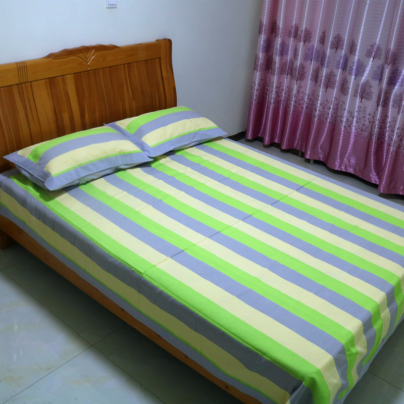 厂家直销纯棉空调席夏季用复古加厚老粗布床单凉席三件套亚麻凉席|ms