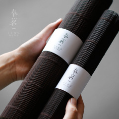 竹編茶道茶席 竹蓆桌旗席布竹製中式禪意功夫茶具 茶壺墊杯墊奉茗