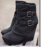 Bottes femme en PU artificiel - Ref 3354834 Image 4