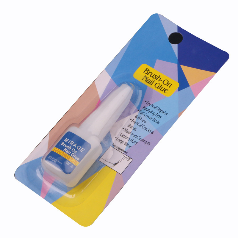 Ymjr Manicure Glue 10g with Brush Fake Nail Glue Sticky Diamond Jewelry Nail Glue in Stock