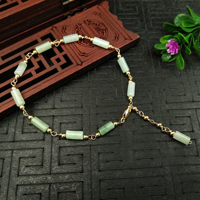 14K natural Emerald Bracelet