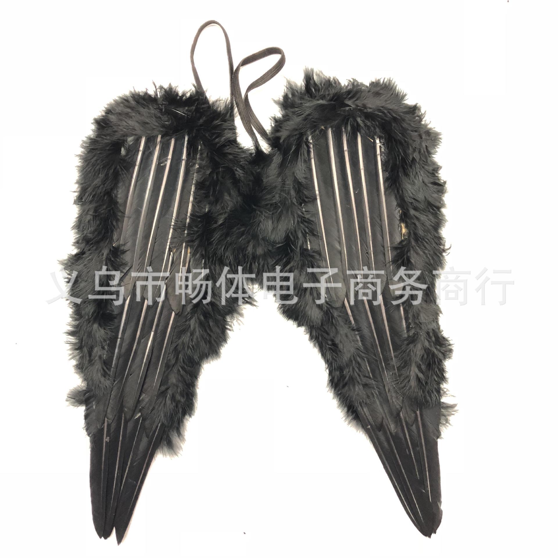 厂家直销 天使翅膀舞台服饰表演配件儿童羽毛翅膀天使|ms