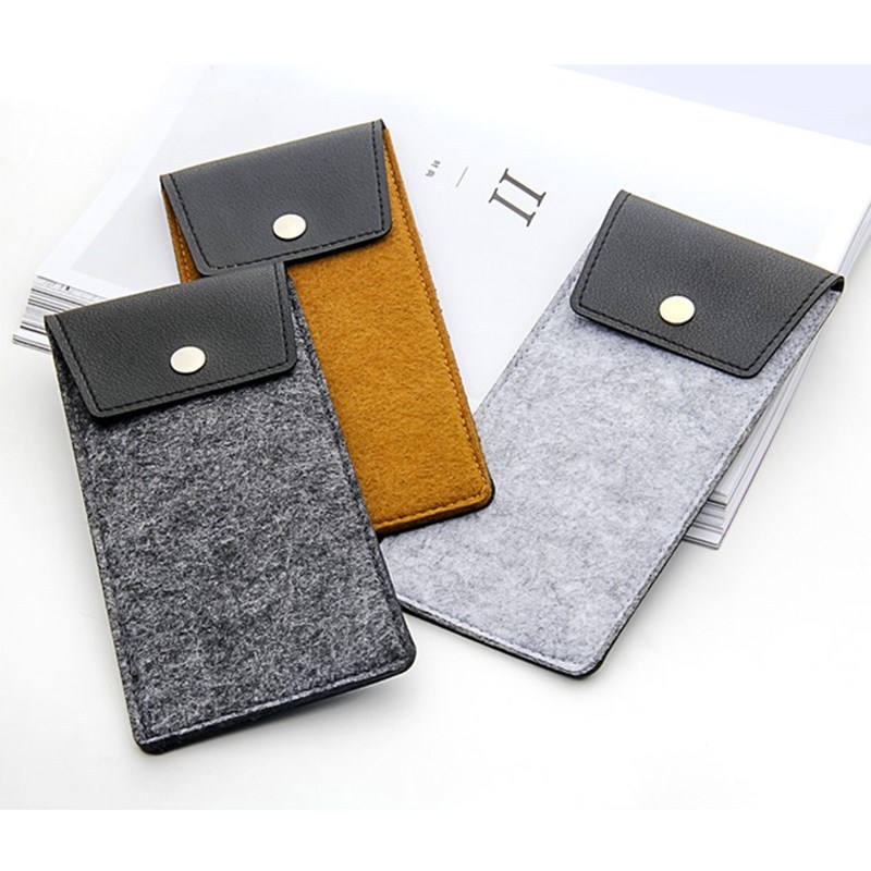 new pattern felt sunlight glasses case Glasses bags glasses case customized Sunglasses suit A generation of fat