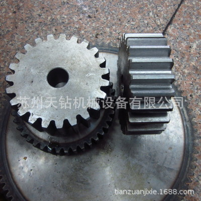 直齿轮20齿 口罩机链轮齿轮链条链轮单台带台阶双排平片双驱动