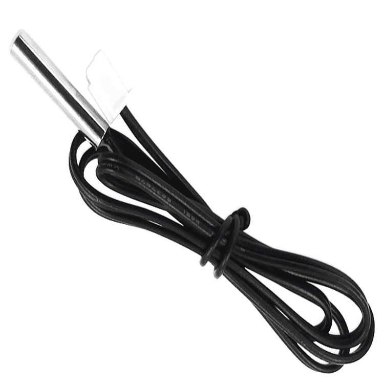 工厂直销 6*75mm不锈钢NTC温度传感器 10K 3950饮水机用感温探头